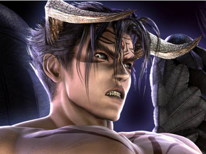 Devil Jin's face.