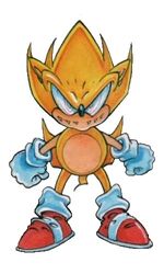 Evil Super Sonic the Hedgehog