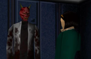 Maxwell confronts Alyssa in the lab.