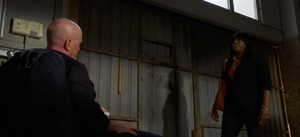 Phil Mitchell is confronted Raymond's adopted grandmother Ellie Nixon - also known as "The Gangster Granny".