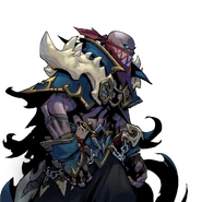 A render of Pyke in The Ruined King.