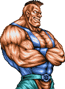 Abobo, as he appears in the Neo-Geo fighting game