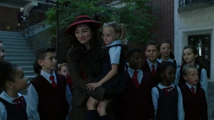 Sofia Falcone with orphans.