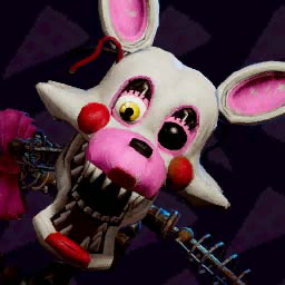 Mangle's icon in the monitor in Help Wanted.