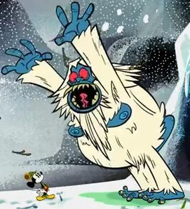 The yeti in "Yodelburg".