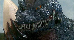 SpaceGodzilla's evil grin.