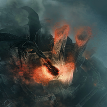 The destruction of Harrenhal by René Aigner