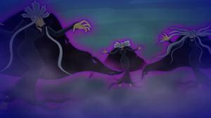 Ancestral Witches attackind Domino.