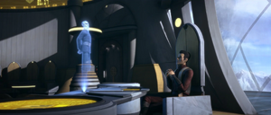 After Clovis took his position on Scipio, Dooku contacted him to congratulate on his appointment.