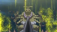 Kongoumon’s defeat in Digimon Fusion