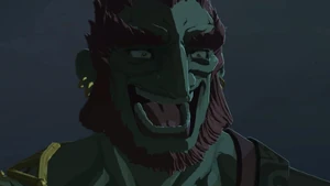 Ganondorf's sadistic grin after killing Sonia.