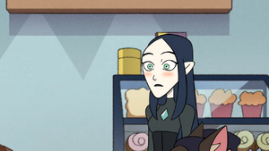 Lilith blushes.