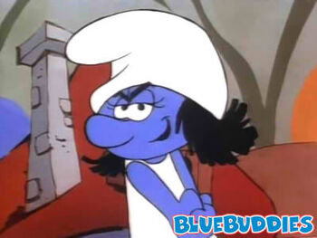 Smurfs TV Show Black Hair Smurfette