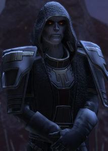 A Voice of the Emperor used as Vitiate's host body.