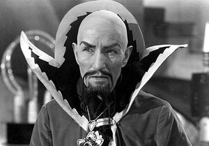 Charles B. Middleton as Emperor Ming in the Flash Gordon 1936 serial.