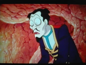 Mr. Cash realizing that he's about to be digested.