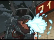 Cyber-Zilla's breakdown.