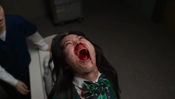 Hyeon-ju as a zombie