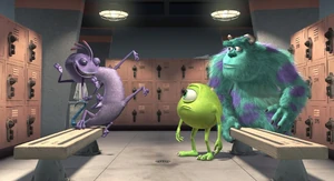 "I'm in the zone today, Sullivan. Gonna be doing some serious scaring today. Putting up some big numbers." Randall bragging about his scaring abilities to Mike and Sulley.