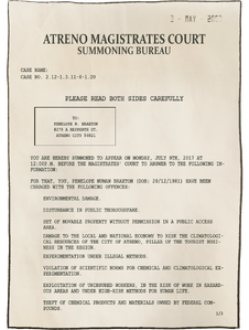 The court document that sent to Penumbra.