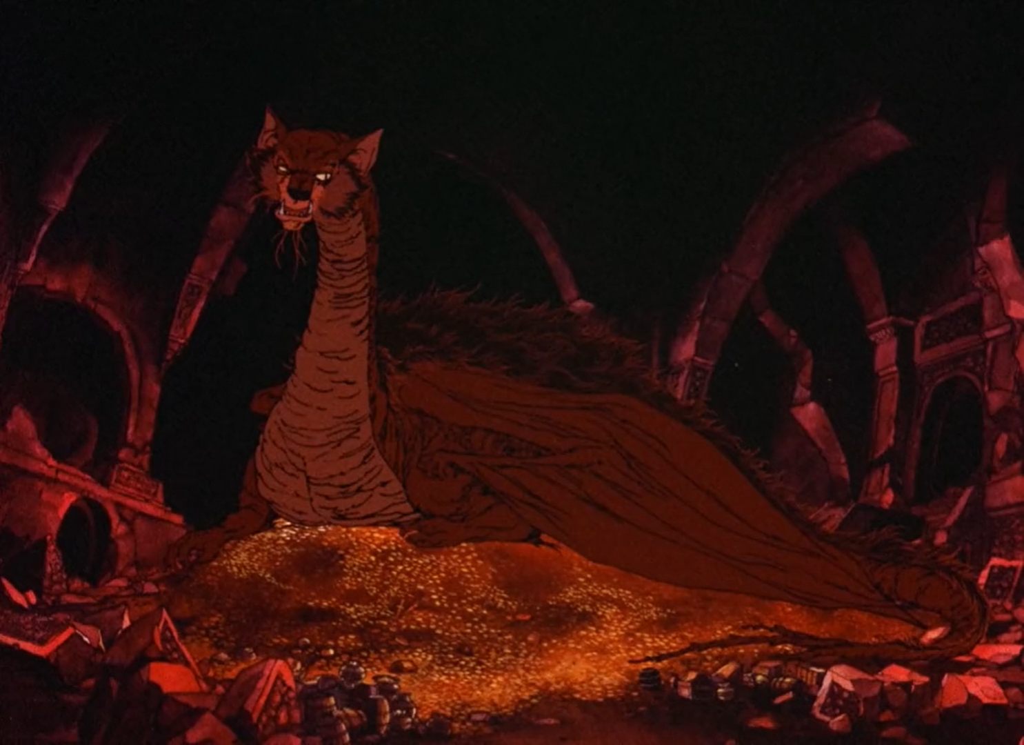 the hobbit 1977 smaug