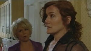 Stella Crawford gets confronted by Phil's mother, Peggy Mitchell, over their relationship.