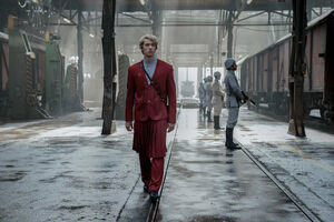 The Ballad of Songbirds and Snakes Stills Coriolanus Snow Train Station