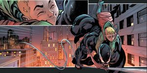 Venom (Klyntar) (Earth-616) Dylan Brock (Earth-616) and Edward Brock (Earth-616) from Venom Vol 4 26 0002