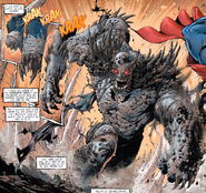 The Devastator attacking Superman
