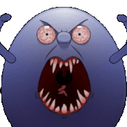 Flumpty's jumpscare in One Night at Flumpty's.
