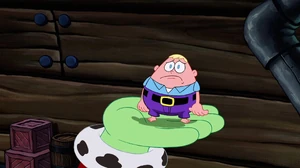 Mr. Krabs as a human.