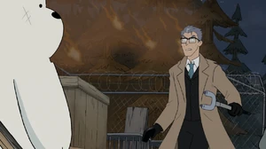 Trout gets confronted by Ice bear.