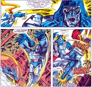 Megatron battles the Wreckers.