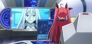 Kotori speaking with Ellen for the first time.