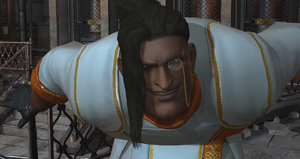 Agnus' evil smile.
