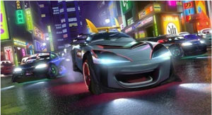 Kabuto's evil laugh after challenging Mater