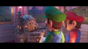 "AHHHH!" - Bowser accidentally slams the door on his tail.