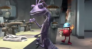 Randall gets annoyed by Fungus