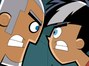 Vlad and Danny angrily face each other.