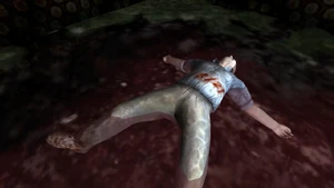 Andrew's drowned corpse.