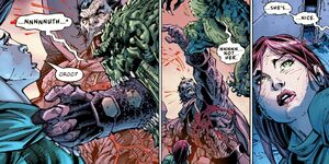 Killer Croc saves June Moone.