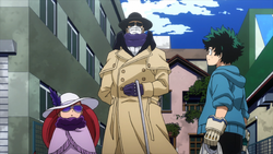 Izuku bumps into Gentle Criminal & La Brava