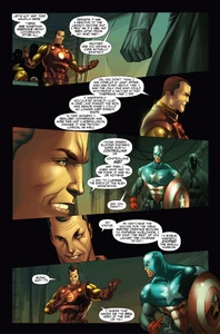 Norman trying to justify his act of genocide against the Skrulls.
