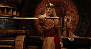 Nuada before fighting Hellboy.