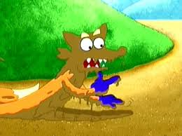 Swiper in the mud.