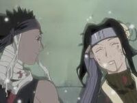 Zabuza dying with Haku