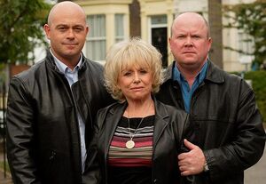 Phil and Grant with their beloved mother Peggy Mitchell.