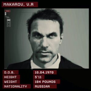 Makarov's profile in Modern Warfare 2.