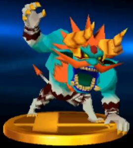 Malladus' trophy in Super Smash Bros. for 3DS.