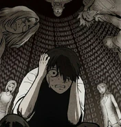 Jin having one of his occasional mental break downs